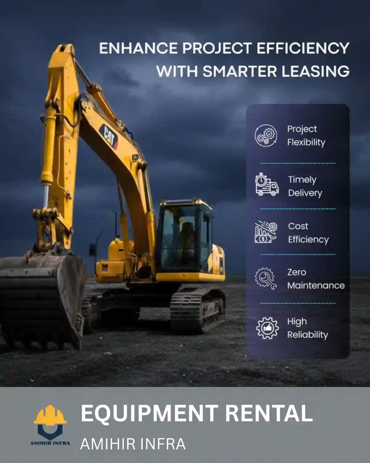 Heavy Equipment Earthmovers Rental